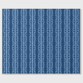 Cutwork Wingerd in Blauwe Indigo Cadeaupapier (Vlak)