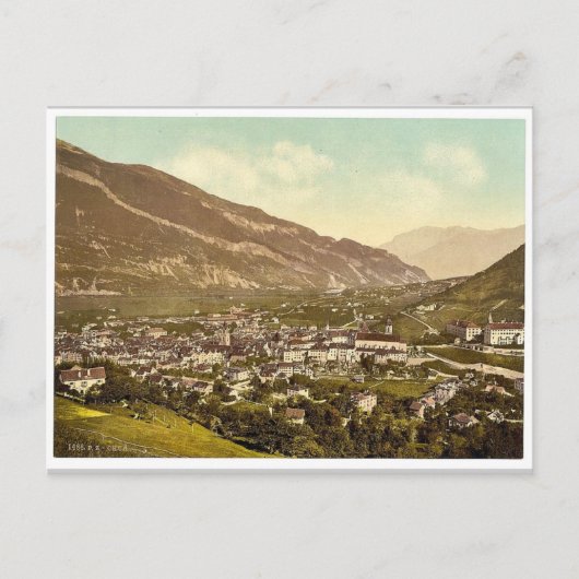 Cuur, Grisons,  Fotochrom van Zwitserland Briefkaart (Voorkant)