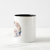 Cuvajte Jugoslaviju Tweekleurige Koffiemok (Center)