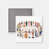 Cuvajte JuJojoviju Magneet (Voorkant / Achterkant)