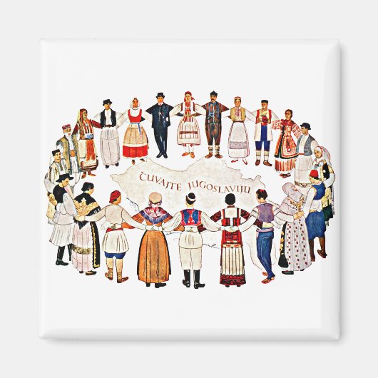 Cuvajte JuJojoviju Magneet (Voorkant)