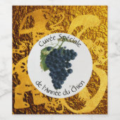 Cuvee Speciale Golden Dog Year Etiket (Enkel label)