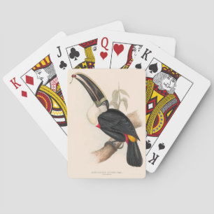 Cuvier's Toekan Print: Vintage Tropische Vogel Pokerkaarten