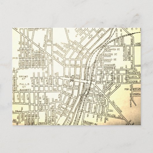 Cuyahoga-Herfsten, OH  kaart (Voorkant)