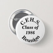 Cuyahoga Herfsten Reunion - witte pin Ronde Button 5,7 Cm (Voorkant /achterkant)