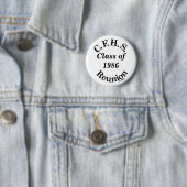 Cuyahoga Herfsten Reunion - witte pin Ronde Button 5,7 Cm (In situ)