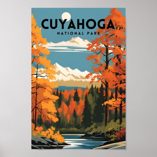 Cuyahoga National Park Reizen Poster (Voorkant)