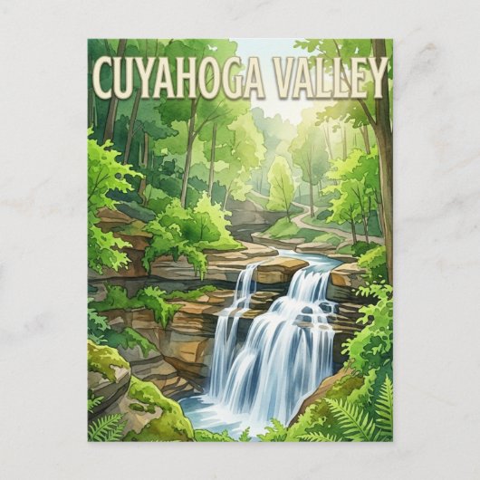 Cuyahoga Valley Briefkaart (Voorkant)
