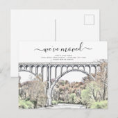 Cuyahoga Valley Moving Announcement Briefkaart (Voorkant / Achterkant)