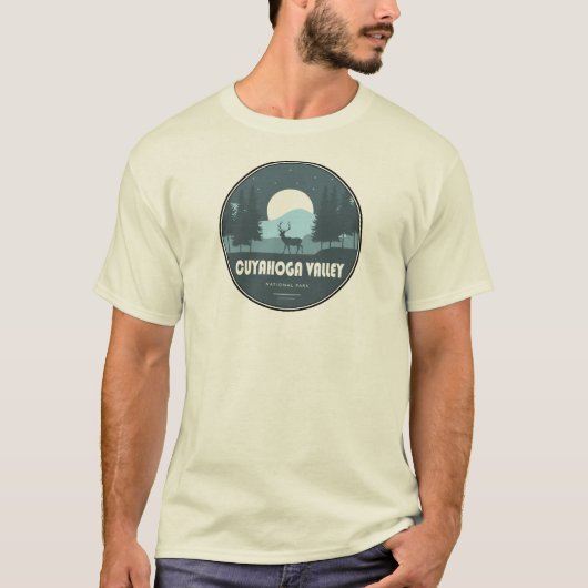 Cuyahoga Valley Nationaal Park Herten T-shirt (Voorkant)