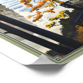 Cuyahoga Valley Nationaal Park Litho Kunstwerk Pos Poster (Hoek)