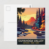 Cuyahoga Valley, Nationaal Park, OH, Reizen Briefkaart (Voorkant / Achterkant)