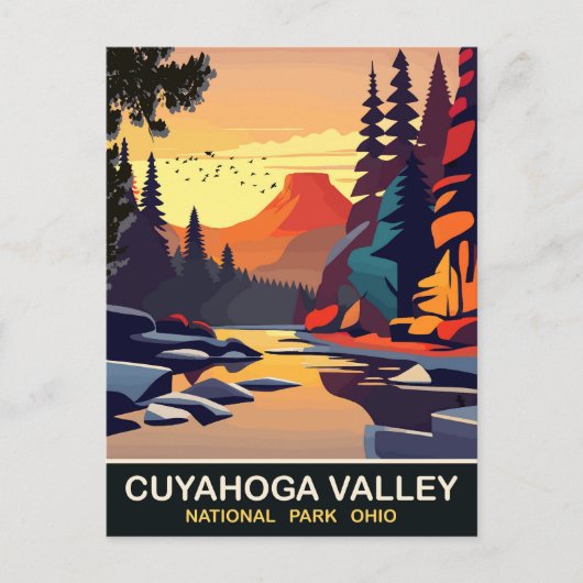 Cuyahoga Valley, Nationaal Park, OH, Reizen Briefkaart (Voorkant)