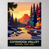 Cuyahoga Valley, Nationaal Park, OH, Reizen Poster (Voorkant)