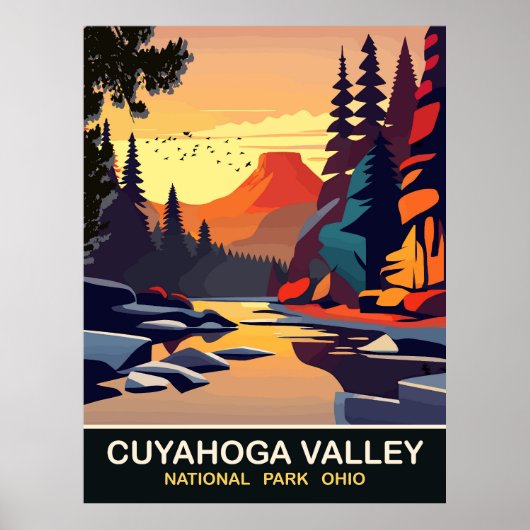 Cuyahoga Valley, Nationaal Park, OH, Reizen Poster (Voorkant)
