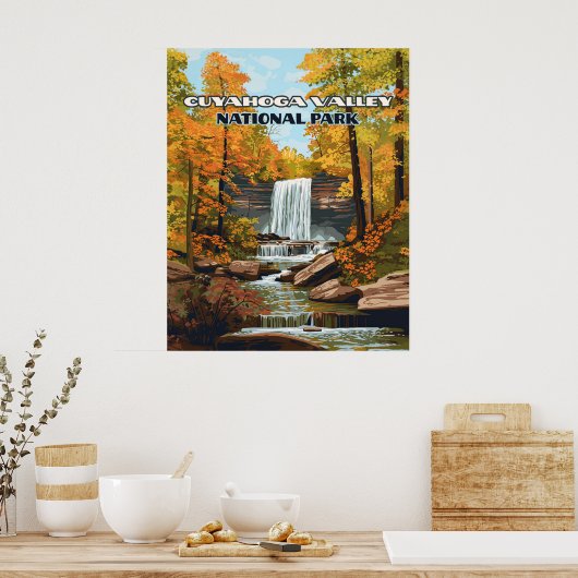 Cuyahoga Valley Nationaal Park Ohio Cleveland Poster (Keuken)
