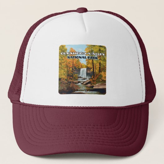 Cuyahoga Valley Nationaal Park Ohio Cleveland Trucker Pet (Voorkant)