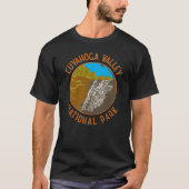 Cuyahoga Valley Nationaal Park Retro Distress T-shirt (Voorkant)