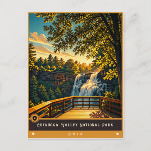 Cuyahoga Valley National Park   Antiek Briefkaart
