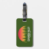 Cuyahoga Valley National Park Bagagelabel (Achterkant verticaal)