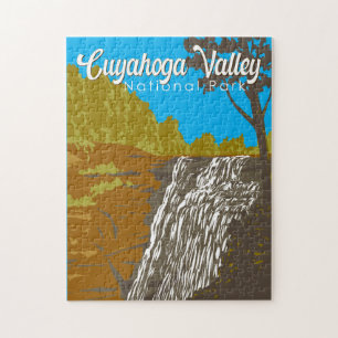 Cuyahoga Valley National Park Illustratie Reizen Legpuzzel