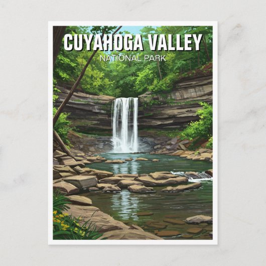 Cuyahoga Valley National Park Ohio Reizen Briefkaart (Voorkant)