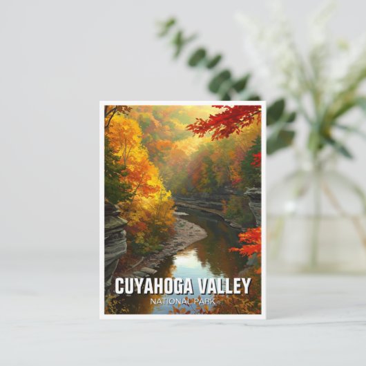 Cuyahoga Valley National Park Ohio Reizen Briefkaart (Staand voorkant)