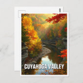Cuyahoga Valley National Park Ohio Reizen Briefkaart (Voorkant / Achterkant)