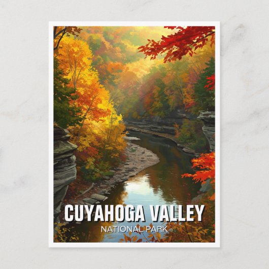 Cuyahoga Valley National Park Ohio Reizen Briefkaart (Voorkant)