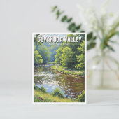 Cuyahoga Valley National Park Ohio Travel Briefkaart (Staand voorkant)