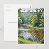 Cuyahoga Valley National Park Ohio Travel Briefkaart (Voorkant / Achterkant)
