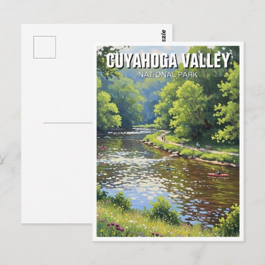 Cuyahoga Valley National Park Ohio Travel Briefkaart (Voorkant / Achterkant)