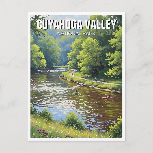 Cuyahoga Valley National Park Ohio Travel Briefkaart (Voorkant)