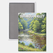 Cuyahoga Valley National Park Ohio Travel Magneet (Voorkant / Achterkant)