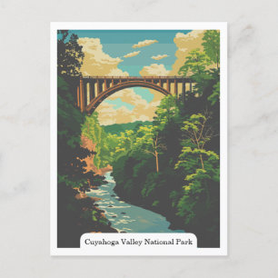 Cuyahoga Valley National Park Ohio Verenigde State Briefkaart