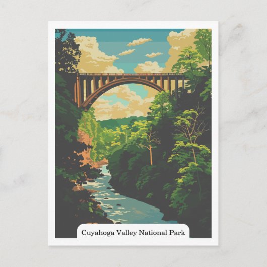 Cuyahoga Valley National Park Ohio Verenigde State Briefkaart (Voorkant)