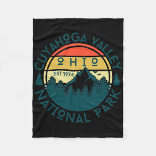 Cuyahoga Valley National Park Ohio Wandelen Natuur Fleece Deken