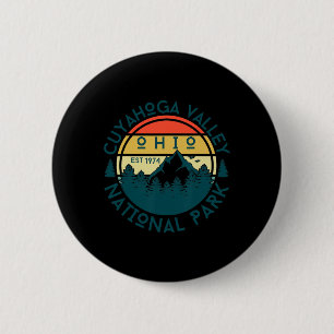Cuyahoga Valley National Park Ohio Wandelen Natuur Ronde Button 5,7 Cm