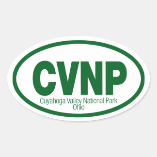Cuyahoga Valley National Park Ovale Sticker