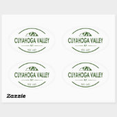 Cuyahoga Valley National Park Ovale Sticker (Vel)