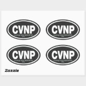 Cuyahoga Valley National Park Ovale Sticker (Vel)