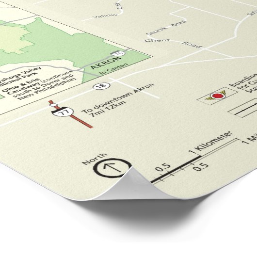 Cuyahoga Valley National Park Poster (Hoek)