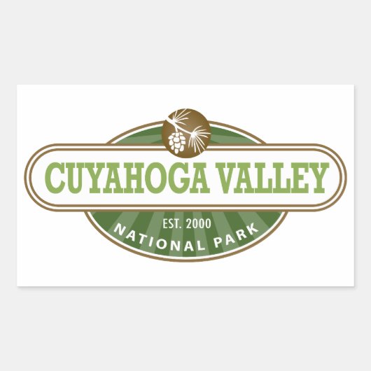 Cuyahoga Valley National Park Rechthoekige Sticker (Voorkant)