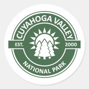 Cuyahoga Valley National Park Ronde Sticker