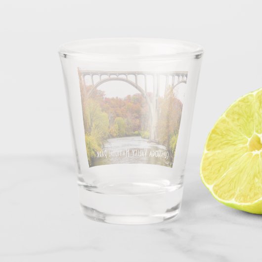 Cuyahoga Valley National Park Shot Glas (Achterkant)