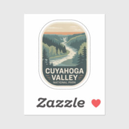 Cuyahoga Valley National Park Sier Badge Sticker