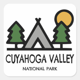 Cuyahoga Valley National Park Vierkante Sticker