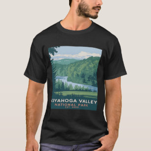 Cuyahoga Valley National Park Vintage Kamperen Man T-shirt