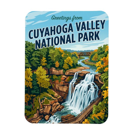 Cuyahoga Valley National Park VS Magneet (Verticaal)