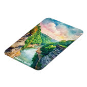 Cuyahoga Valley National Park Waterverf schilderij Magneet (Linkerzijde)